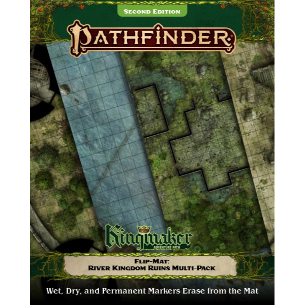 Pathfinder Second Edition: Flip-Mat: Kingmaker Adventure Path River Kingdoms Ruins Multi-Pack