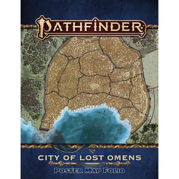 Pathfinder Second Edition: Lost Omens: City of Lost Omens Poster Map Folio