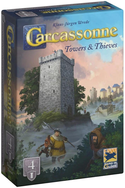 Carcassonne Expansion 4 - Towers and Thieves (2025 Redesign) – Boardom ...