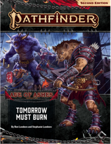Pathfinder Second Edition Adventure Path: Tomorrow Must Burn