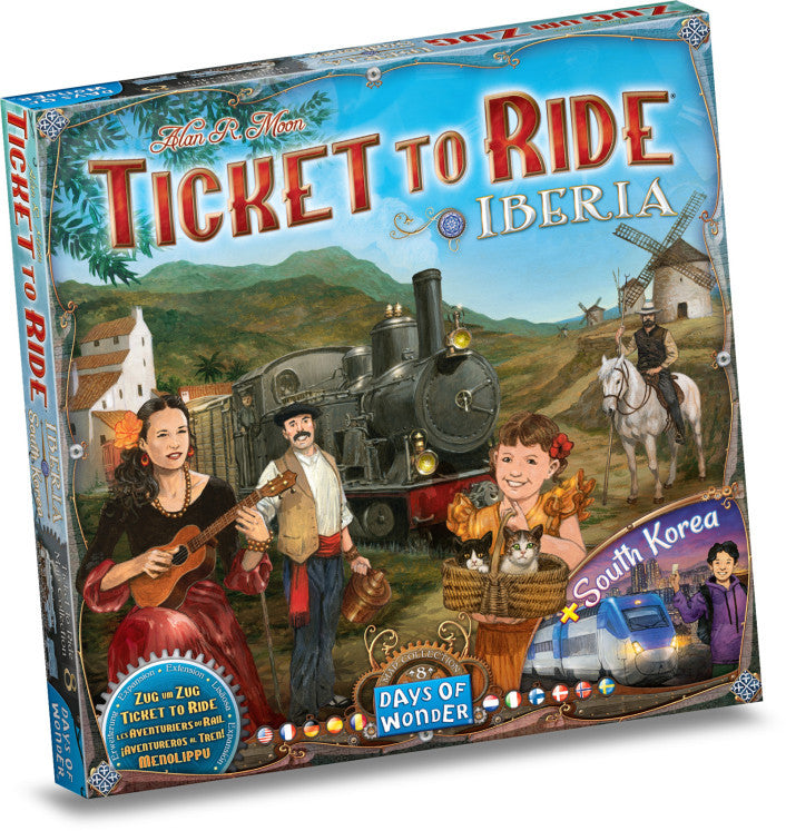 Ticket to Ride Map Collection Volume 8: Iberia & South Korea