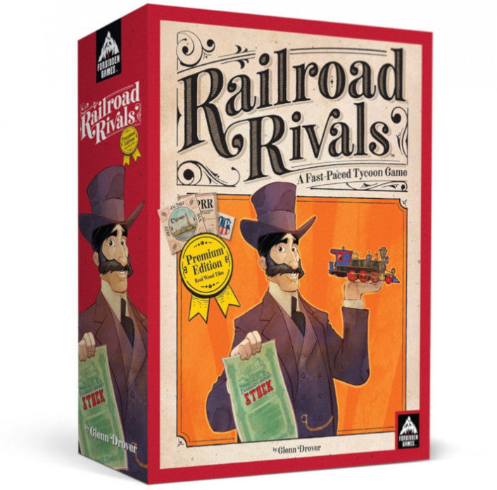 Railroad Rivals Premium Wood Edition - Boardom Games